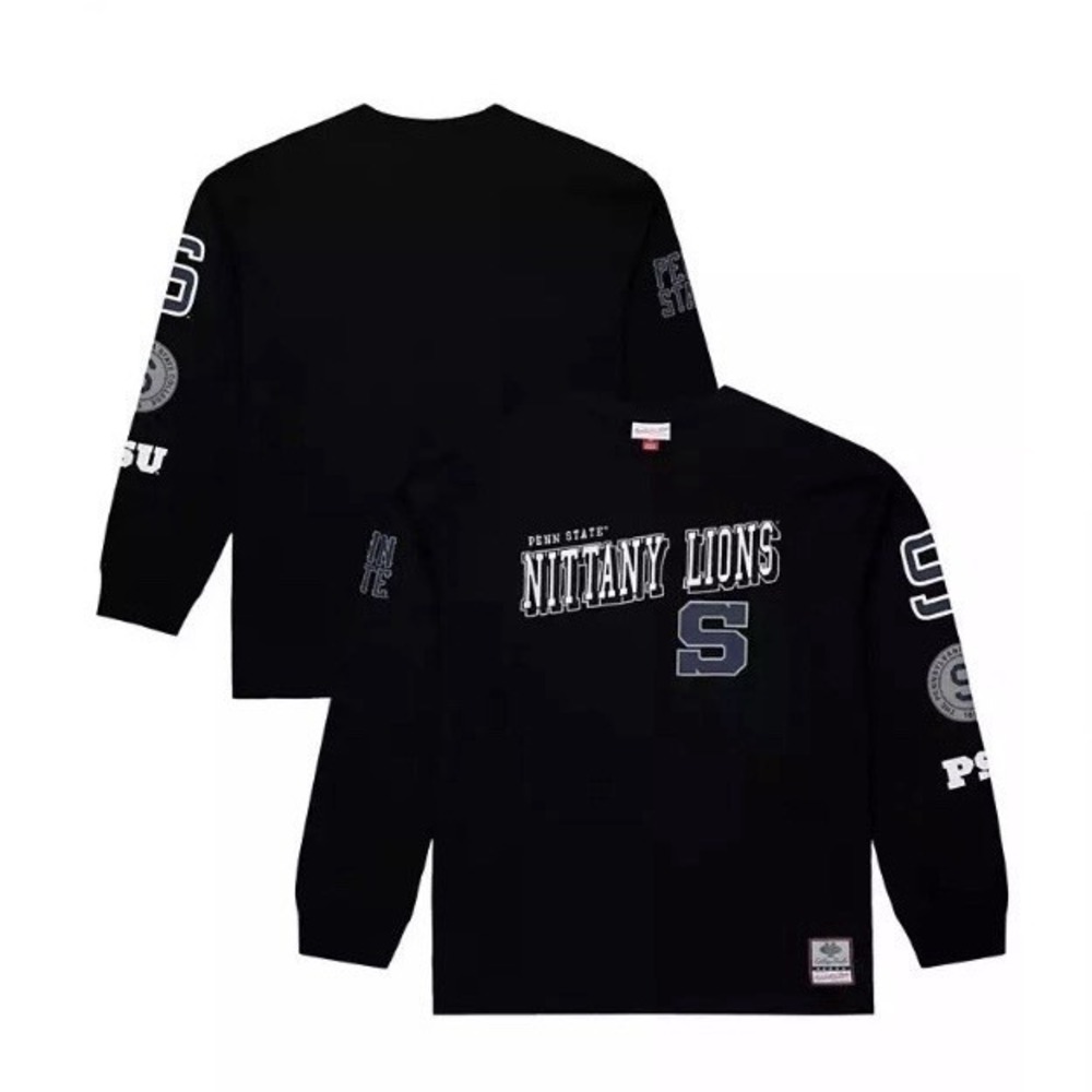 Mitchell & Ness Black Penn State Nittany Lions Training Camp Shirt Men's Small